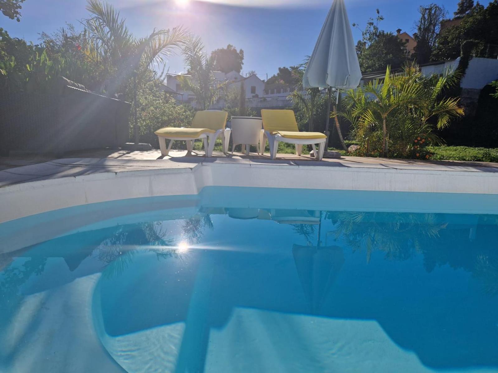 Villa Casa Con Piscina, High-Speed Wi-Fi Y Vistas Santa Brígida Esterno foto