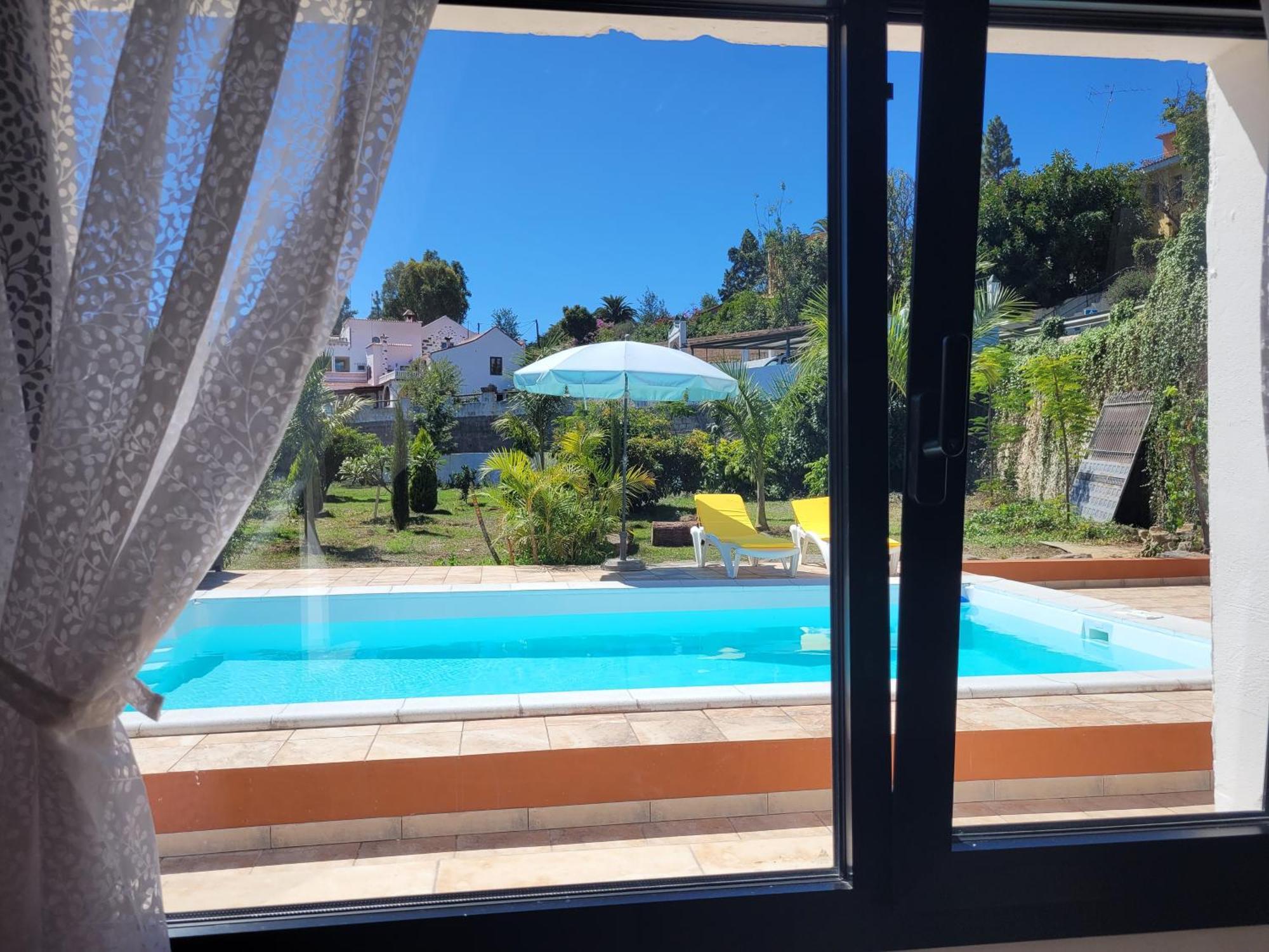 Villa Casa Con Piscina, High-Speed Wi-Fi Y Vistas Santa Brígida Esterno foto